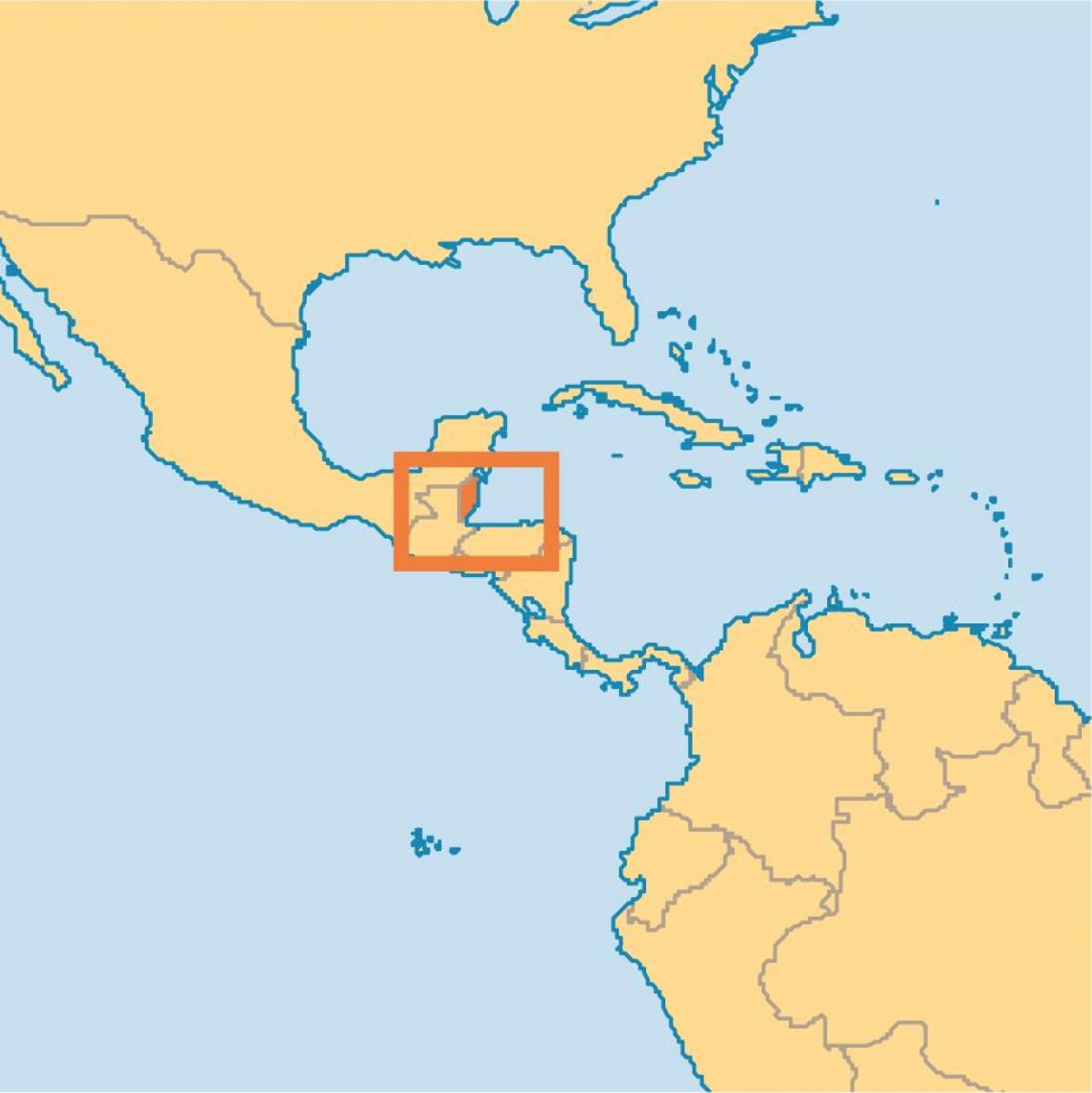 Belize lokacijo na zemljevidu sveta