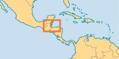 Belize lokacijo na zemljevidu sveta
